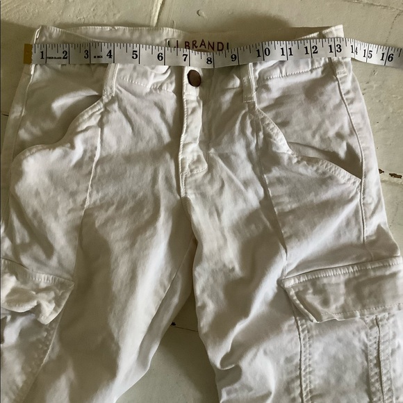 J brand white cargo utility jeans low rise vtg - Picture 1 of 8
